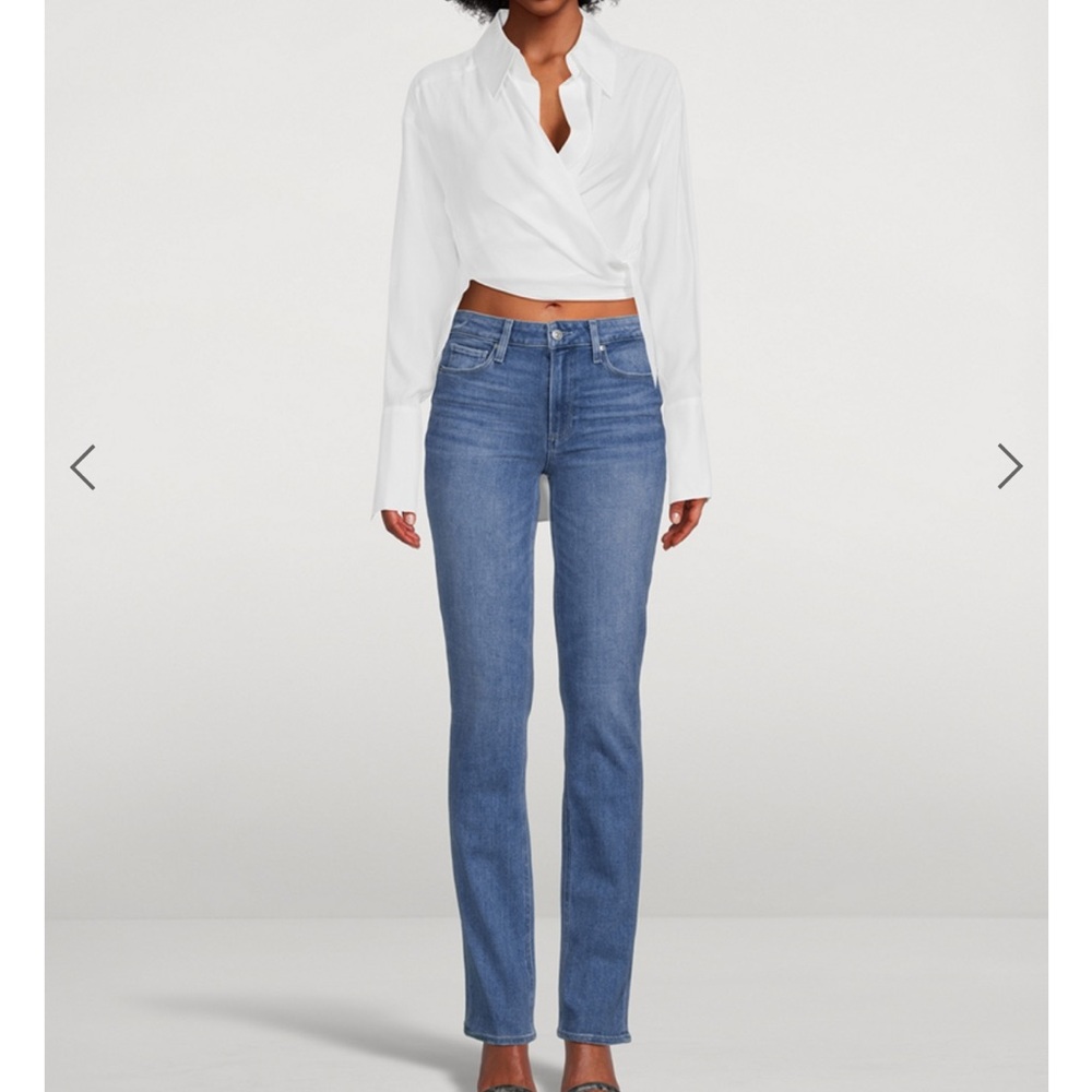 NWOT PAIGE Hoxton Straight Jeans- 27